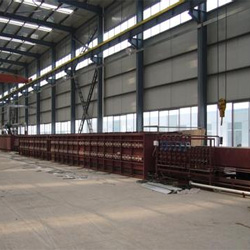 大型連續(xù)式氮氣保護鋁制散熱器釬焊爐